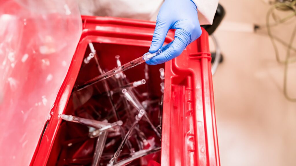 Sharps Containers Are Part Of Biomedical Waste Disposal