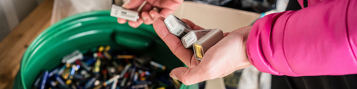 No Batteries In The Medical Waste Box