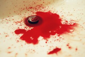Is It Ok To Discharge Blood Down The Drain
