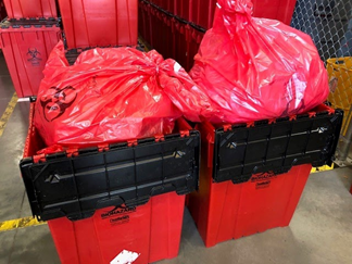 not going to work biohazardous-waste-overfill