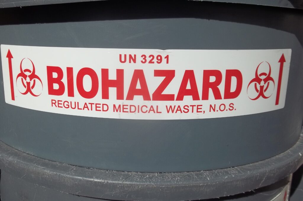 Biohazard Waste Drums And What Goes In Them