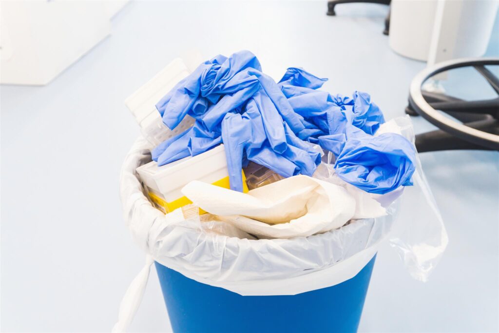 How To Dispose Of Infectious Medical Waste Latex Gloves