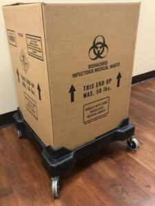 Keep Medical Waste Box From Getting Wet