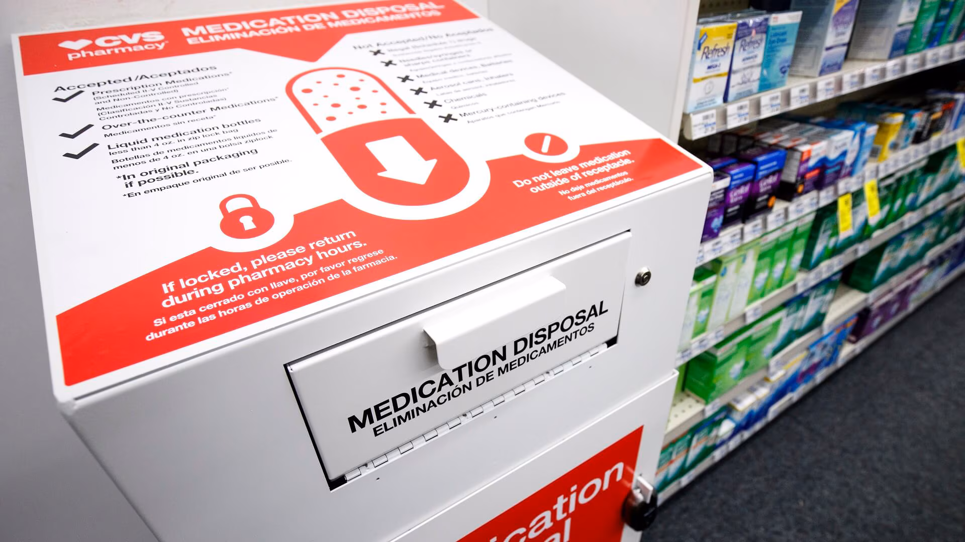 Free Medication and sharps disposal near me CVS