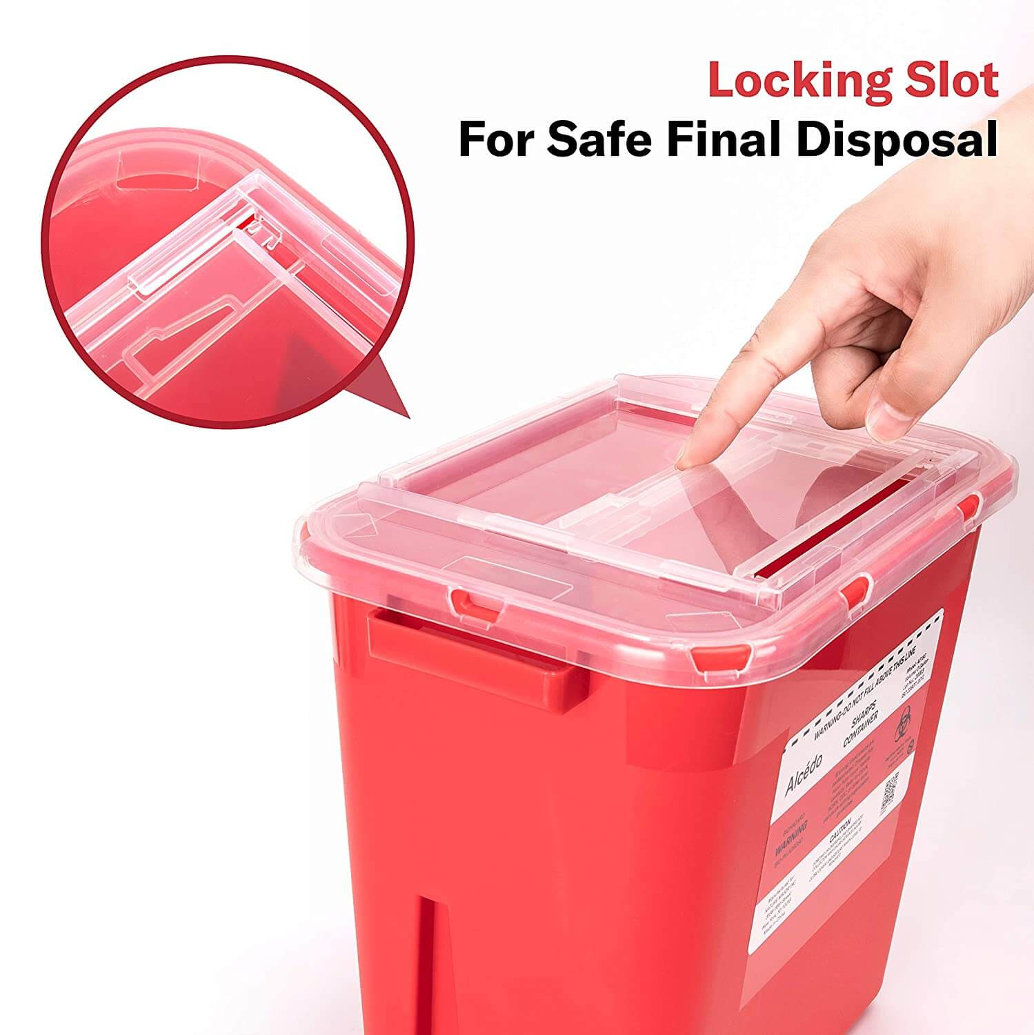 How To Lock A Sharps Container
