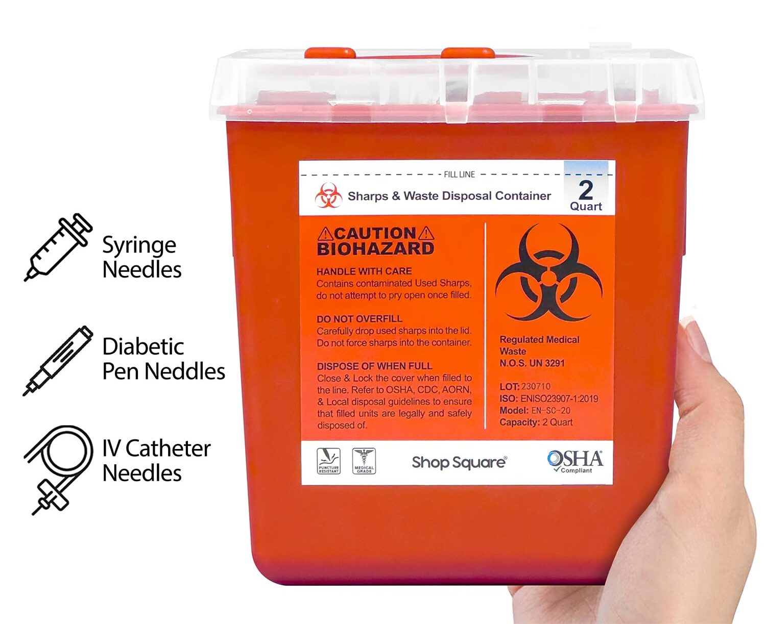 What Is A Sharps Needle Container For Home Use - Secure Waste What Is A Sharps Needle Container For Home Use