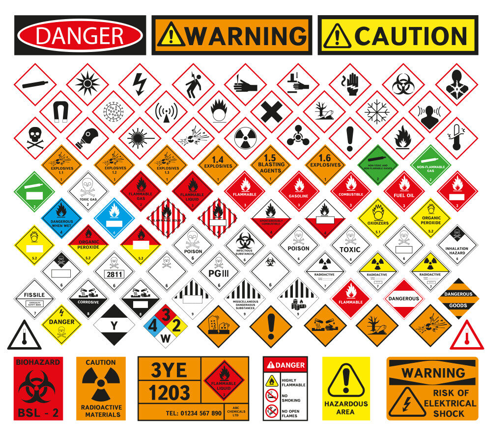 hazardous material warning signs guide