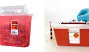 Where to dispose of sharps containers