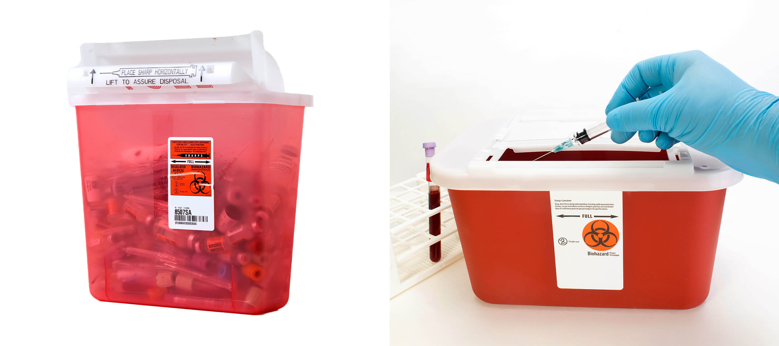 Where to dispose of sharps containers