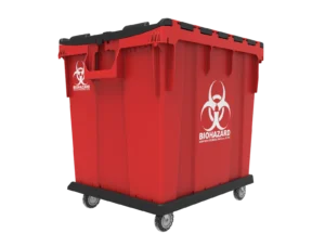 Red Biohazard Bin