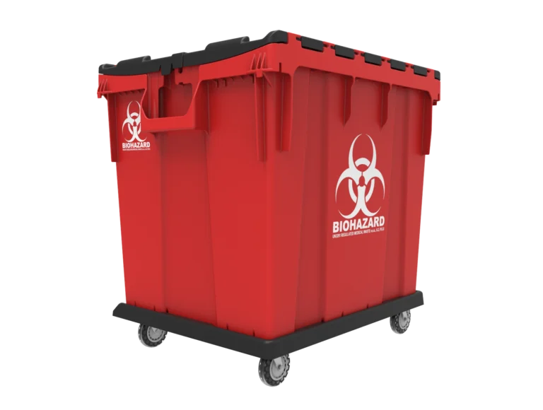 Red Biohazard Bin