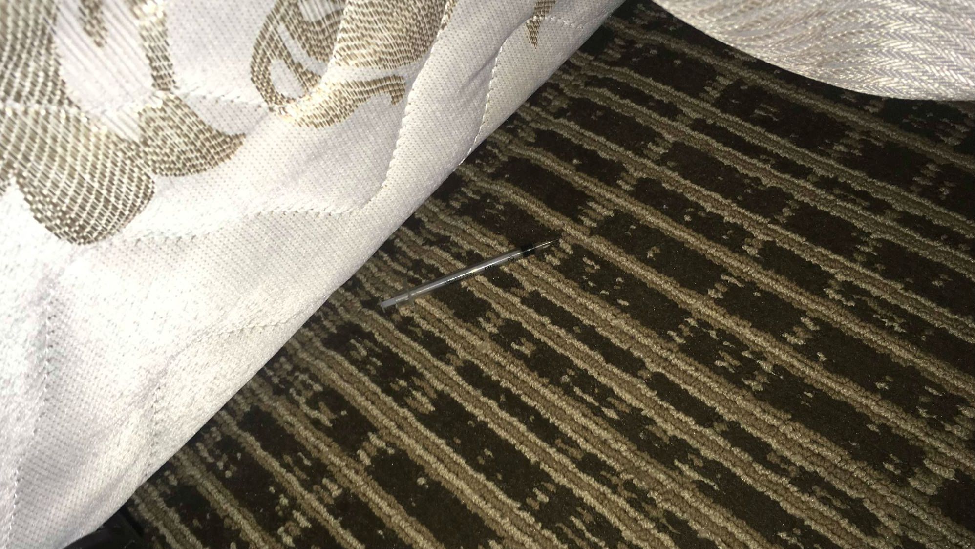 Sharps Needle Syringe Left In Hotel Room DC-MD-VA