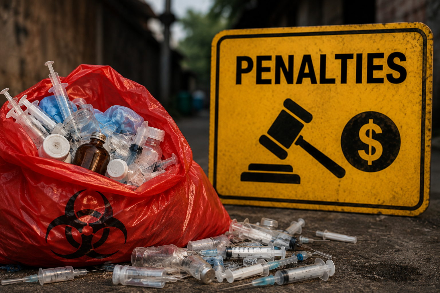 What Are The Financial Penalties For Improper Medical Waste Disposal?
